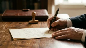 Como fazer um testamento público: assinatura diante do tabelião em cartório de notas de Minas Gerais
